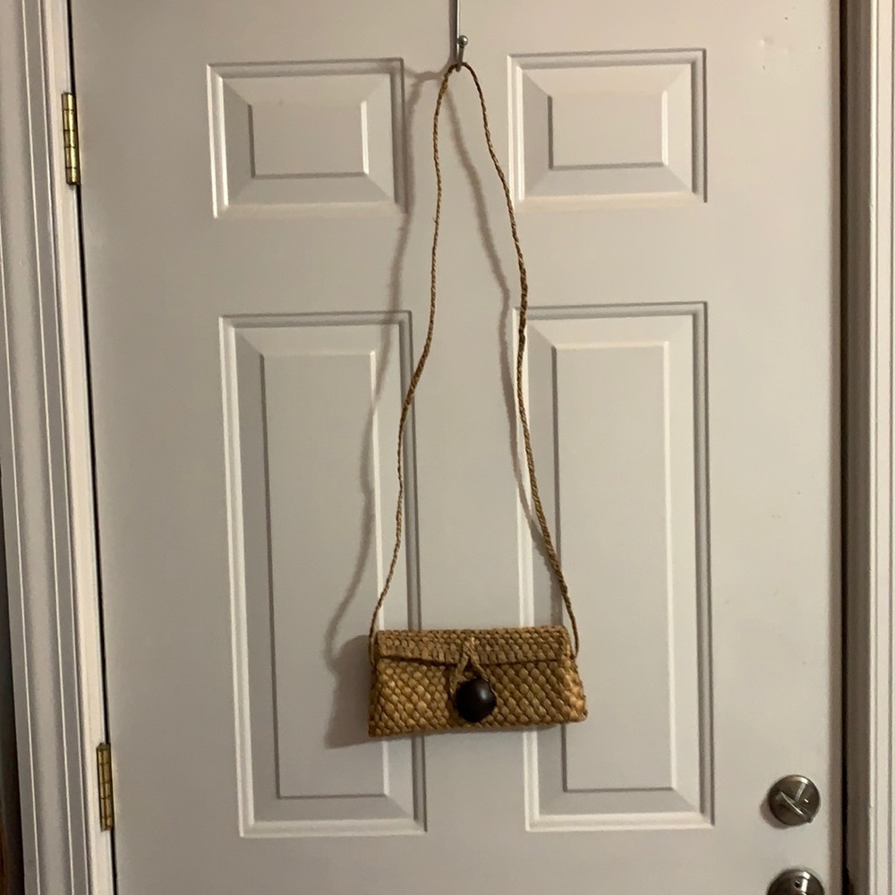 Natural Fiber Envelope Cross shoulder bag
